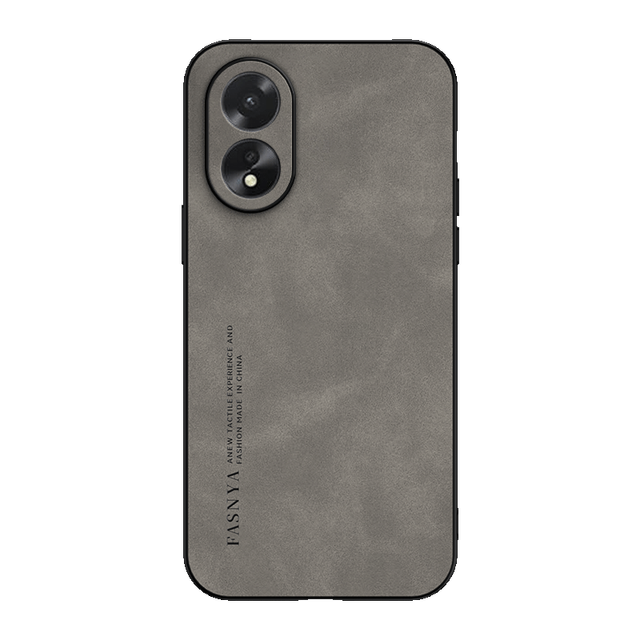 Luxury PU Leather Skin-friendly Mobile Phone Case Shockproof Soft TPU Cover for Oppo A38 4G