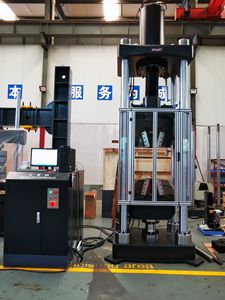 WAW--1000Q विकृत इस्पात बार एकल तन्यता परीक्षण मशीन के साथ फ्लैट पुश पकड़ - Product Image 5