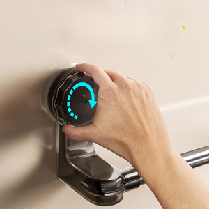 Thiết Kế Hiện Đại Cross-Biên Giới Kính Thiên Văn Khăn Bar Đấm Miễn Phí Treo Tường Phòng Tắm Lưu Trữ Giá Với Cốc Hút Làm Bằng Nhựa - Product Image 3