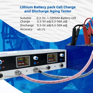 YPSDZ-0550-4 5 v50a 4-Kanal Hochpräzise wiederauf ladbare Lithium-Batterie-Kapazität Tester Equalizer 18650 Batterie-Tester