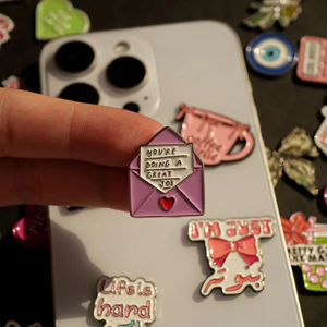 Etiquetas Adhesivas Divertidas con Temática <span class=keywords><strong>de</strong></span> Ángel, Doradas, para Coche, con Diseño 'You and Me Near Cut Return' y Número <span class=keywords><strong>de</strong></span> Planificador Impreso - Product Image 3