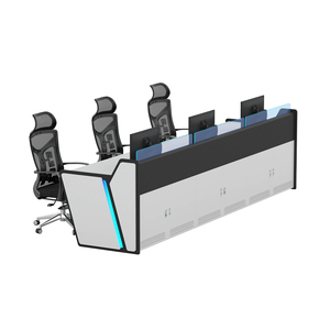Consola de Monitoreo Moderna y Ecológica de Acero Laminado en Frío para Centros Comerciales y Supermercados, Estación de Trabajo de 600 mm de Ancho, Duradera y Multifuncional para Escuelas - Product Image 3