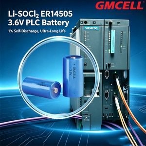 ER14505 Li-SOCl2 3.6V PLC AA แบตเตอรี่2700มิลลิแอมป์ต่อชั่วโมงสำหรับพีซีอุตสาหกรรม - Product Image 1