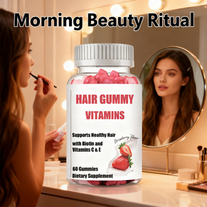 פרטי תווית סופרפוד ביוטין + ויטמין C b7 מזון תוספי מזון ביוטין גמיה - Product Image 3