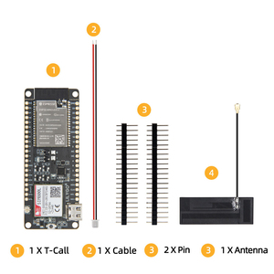 En stock, carte de développement originale LILYGO TTGO T-Call V1.4 ESP32 <span class=keywords><strong>SIM800L</strong></span> GSM GPRS WiFi Bluetooth - Product Image 5