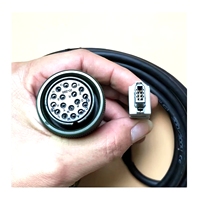 Câble d'encodeur servo JZSP-CMP02-02-E/03-E/05-E/10-E/15-E/20-E, longueur 2m, 3m, 5m, 10m, 15m, 20m avec connecteur en forme de L à 17 broches