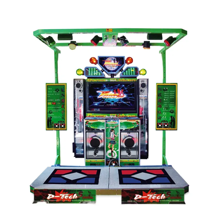 Hot sale coin operated indoor dance revolution arcade music and dancing game machine for sale