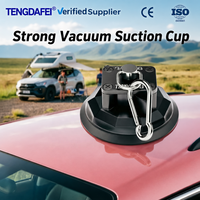 Auvent de voiture robuste en TPU+ABS à ventouses – Installation rapide sans barres de toit, noir, pour berline/hatchback/SUV/camping-car