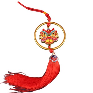 Accesorios <span class=keywords><strong>de</strong></span> estilo étnico Dington National Trend Dance, Bestias auspiciosas para <span class=keywords><strong>la</strong></span> buena fortuna y <span class=keywords><strong>la</strong></span> seguridad, Colgante para coche hecho a mano DIY - Product Image 1