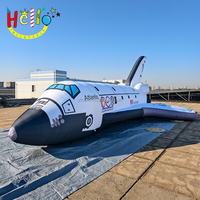 Modèles d'avions spatiaux gonflables sur le thème de l'espace, personnalisés pour l'extérieur, pour les événements
