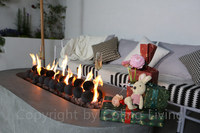 Brûleurs décoratifs d'extérieur à gaz ColingLiving Media en pierre de lave rouge naturelle, pierre volcanique horticole, pour barbecue et foyers