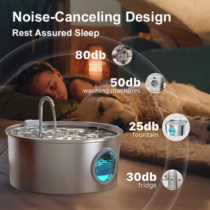 <strong>Cat</strong> <strong>Water</strong> <strong>Fountain</strong> Stainless Steel 7L/230oz/1.8G Quiet Dog <strong>Fountain</strong> <strong>Water</strong> Bowl Dispenser Auto Pet <strong>Water</strong> <strong>Fountain</strong> 5 Layer <strong>Filter</strong> - Product Image 3