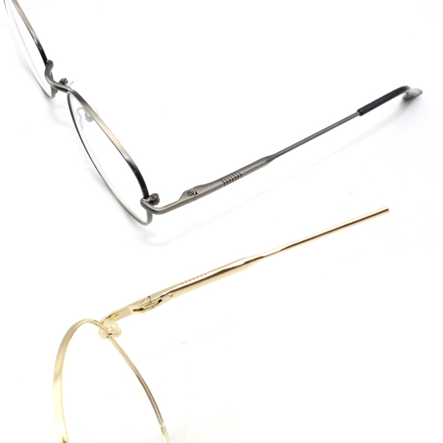 Classic Simple and Fashion Unisex Men Women Round Optical Eyeglasses Frames High Standard Metal Optical Frames