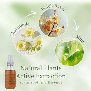 Traitement rapide du démangeaisons du cuir chevelu sec, spray hydratant pour le cuir chevelu, traitement rafraîchissant des démangeaisons du cuir chevelu pour les peaux sensibles et le <span class=keywords><strong>psoriasis</strong></span> - Product Image 5