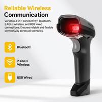 Nouveau Scanner de codes-barres 2D sans fil Bwhs-28 Ai Pro 2026 avec station d'accueil USB et appairage automatique pour TPV et entrepôt - En stock