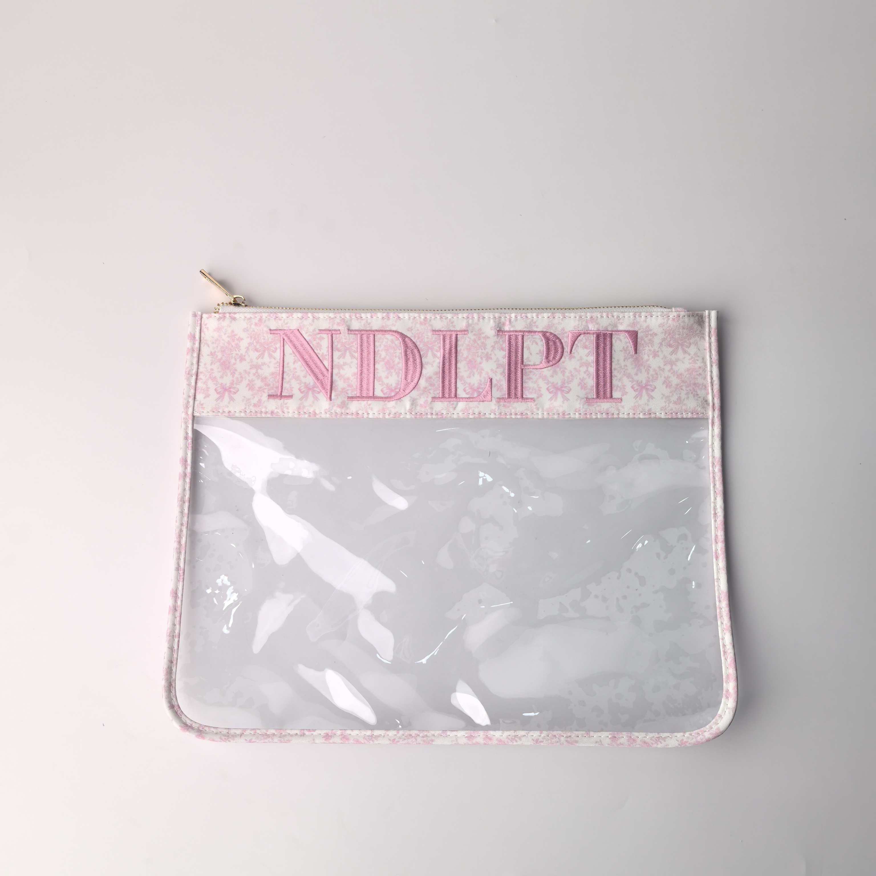 Pink Floral (with embroidery)