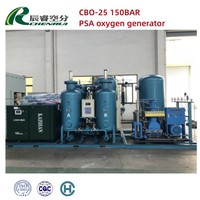 Machine de remplissage de bouteilles d'oxygène PSA à haute pureté 0,93, contrôlée par PLC, à faible coût, fabriquée en Chine