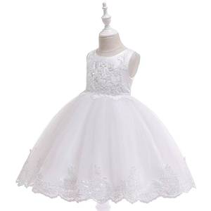 Robe de Soirée Princesse sans Manches pour Filles, avec Appliques Perlées, pour Mariage, Cérémonie, Spectacle ou Défilé – Ensemble Costume - Product Image 4