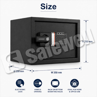 Caja Fuerte Electrónica de Acero Safewell Multiusos con Cerradura Digital para Objetos de Valor y Protección de Propiedades Privadas