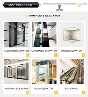 Ascensore Domestico a Vendita Diretta dalla Fabbrica, Facile Installazione, Senza Fossa, Senza Locale di Stazione, Ascensore Panoramico in Vetro, Elevatore Residenziale per Passeggeri