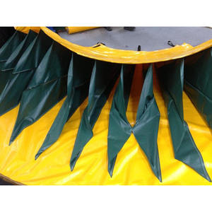 Barriera di controllo istantaneo dell'inondazione del portone di acqua riutilizzabile portatile anti inondazione 60in x 50ft - Product Image 6