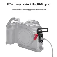 Pour Sony A72 A73 Cage Rig Plate avec serre-câble compatible HDMI Clip de fil réglable Organisateur Mount 1/4 \ "Accessoires pour
