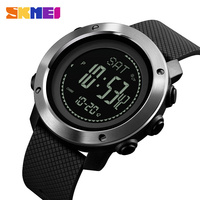 Jam Tangan Elektronik SKMEI 1418 untuk Pendakian Gunung, Pasangan, Olahraga, dengan Alat Pengukur Suhu, Altimeter, dan Barometer