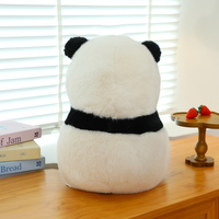 Peluche Panda Adorable Personnalisée de Haute Qualité en Gros avec Flûte en Bambou, Animal en Peluche Doux en Coton PP pour Enfants