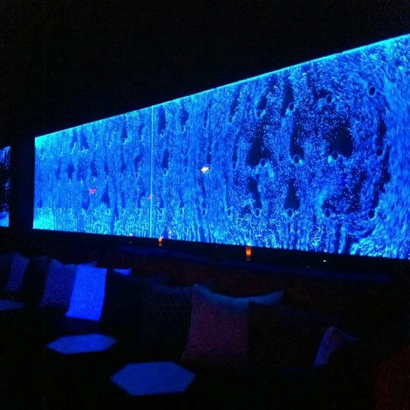 LED waterfall panel night club bar decoration / bar and lounge furniture