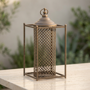 Modern Moroccan Style Handmade Iron/SS/<b>Brass</b> Open Top Die-Cut Candle Holder <b>Lantern</b> A.K Handicrafts for Weddings Christmas Home - Product Image 5