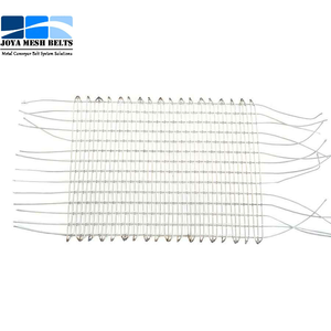 Harga pabrik baja tahan karat kelas makanan 304 sabuk hak tenun keseimbangan dalam pendingin Briquet - Product Image 4