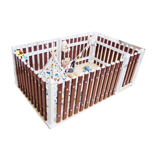 Plastik bahçe Playpens evcil hayvanlar için ahşap kazık çit - Product Image 2
