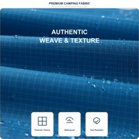 Tissu Oxford en nylon enduit de PU à deux tons, résistant à l'abrasion, imperméable 70D, protection UV, pour équipement de camping et tapis de pique-nique