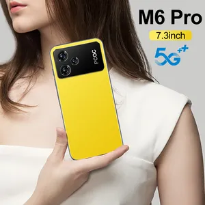 New arrival M6 pro cellphone 4g 5g android 12.0 smartphone techno spark 9 pro mobile phones