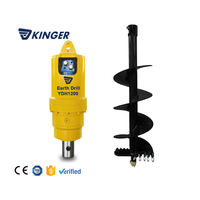 Mini-excavatrice hydraulique robuste pour le creusement de trous de poteaux, idéale pour les projets d'aménagement paysager