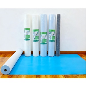 OEM Imprimé bleu membrane peintre <span class=keywords><strong>feutre</strong></span> couverture film tapis protecteur non tissé <span class=keywords><strong>feutre</strong></span> peintre polaire rouleau 180g 50 1m revêtement de sol - Product Image 6