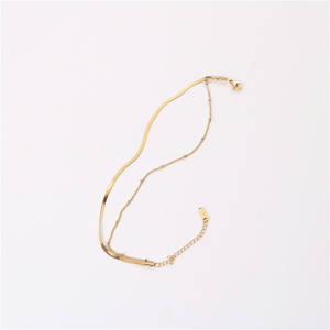 महिलाओं के लिए 2020 सबसे ज्यादा बिकने वाली स्टेनलेस स्टील सांप चेन और बॉल चेन लेटेड - Product Image 6