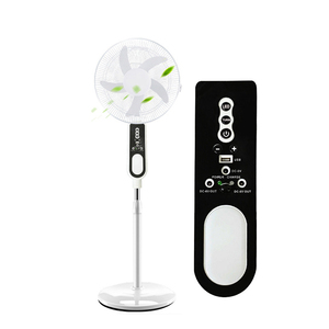 Easy Power <b>Remote</b> <b>Control</b> Solar Rechargeable Fan Stand Fan Battery Fan Rechargeable With LED <b>Light</b> TYFS-02 Mini Portable - Product Image 5