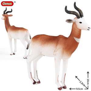 Yxs jouet de simulation pour enfants modèle de <span class=keywords><strong>faune</strong></span> antilope pâle solide Dama cerf maison cognitive - Product Image 5
