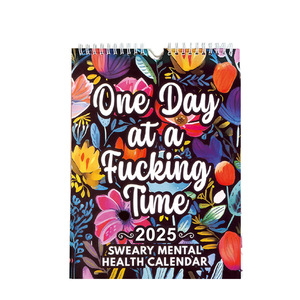 Nuovo Arrivo Calendario 2025 per <span class=keywords><strong>Donne</strong></span> Stanche: Planner Mensile da Parete 'Fu-ck IT'. - Product Image 1