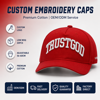 Casquette de baseball personnalisée de luxe brodée en 3D, en sergé de coton, avec lettres, réglable, unisexe, délavée, vente en gros, OEM