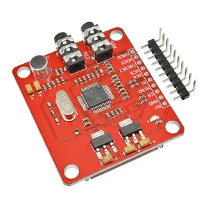 Módulo MP3 VS1053 con ranura para tarjeta SD Grabación en tiempo real <span class=keywords><strong>VS1053B</strong></span> Ogg para salida estéreo <span class=keywords><strong>Arduino</strong></span> y puerto de micrófono 5V AMS1117 KIT de bricolaje - Product Image 2