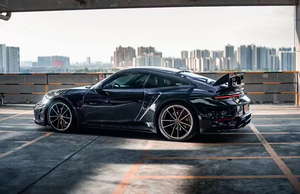 Facelift para Porsche <span class=keywords><strong>Carrera</strong></span> S 911 992 2018-2024 a Topcar Stinger GTR Kit de carrocería de fibra de carbono seco Barra frontal - Product Image 2