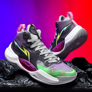 Zapatillas de Baloncesto Deportivas de Caña Alta para Hombre, Parte Superior de Malla, Entresuela de TPU, Cómodas, Antideslizantes, Duraderas, con Cordones, para Todas las Temporadas - Product Image 6