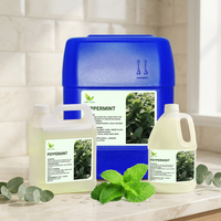 Huile essentielle de menthe poivrée de marque privée WY, huile d'aromathérapie de menthe poivrée OEM, huile de menthe poivrée de qualité thérapeutique pour massage USDA