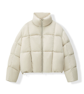 Nouvelle collection hiver 2025 – Doudoune courte unie haut de gamme anti-froid à col montant pour homme et femme - Product Image 5