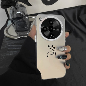 Custodia cellulare Rencai argento personalità riflettente luminosa per Xiaomi 14 Pro custodia rigida 13 Ultra opaca nota 12 <span class=keywords><strong>Cover</strong></span> di nicchia - Product Image 6