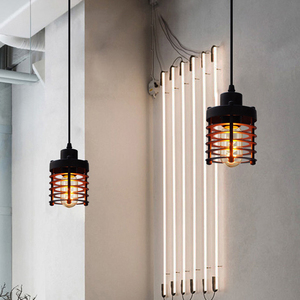 Luminaire suspendu <span class=keywords><strong>vintage</strong></span> pour intérieur, design en <span class=keywords><strong>métal</strong></span> noir, luminaire suspendu pour la décoration de la maison - Product Image 6