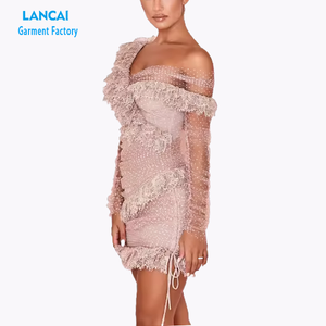 Vestidos de fiesta por la noche atractivos elegantes de la moda del vestido ocasional de las señoras de la ropa hecha a medida para mujer - Product Image 3