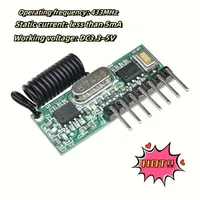 Control remoto inalámbrico profesional Aprendizaje Módulo de recepción de decodificación universal de 4 canales